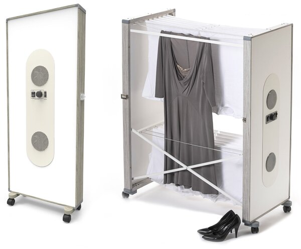 Stendibiancheria Elettrico Asciugabiancheria 40W con Ionizzatore Alfie Bianco
