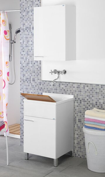 Pensile 50Cm Bianco Laccato