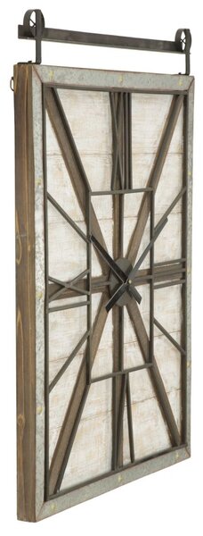 Orologio da Muro West 60x4x89 cm Legno di Abete e MDF e in Ferro