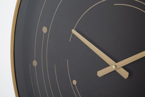 Orologio da Muro Plix Ø60x6 cm in Ferro MDF e Vetro Multicolor