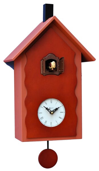 Orologio a Cucù da Parete 20X40X12Cm Pirondini Italia Lac Cotto
