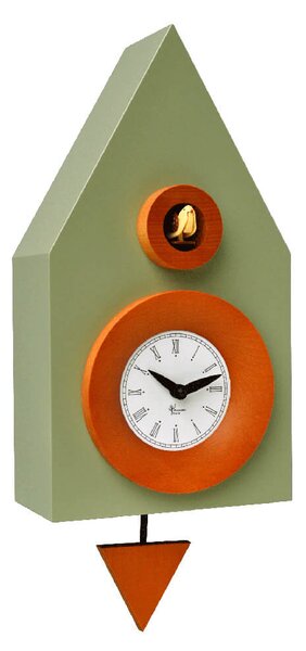 Orologio a Cucù da Parete 20X36X13Cm Pirondini Italia Dark Grigio Cemento