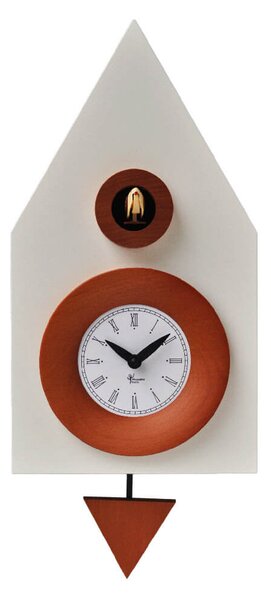 Orologio a Cucù da Parete 20X36X13Cm Pirondini Italia Dark Bianco