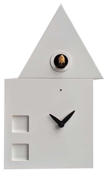 Orologio a Cucù da Parete 18x30x11cm Pirondini Italia H/2 Bianco