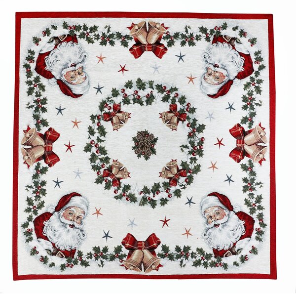 Tovaglia Gobelin Babo Natale 90x90 cm Chenille IT014