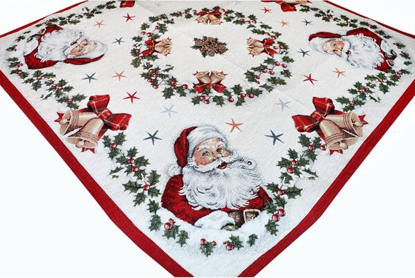 Tovaglia Gobelin Babo Natale 90x90 cm Chenille IT014