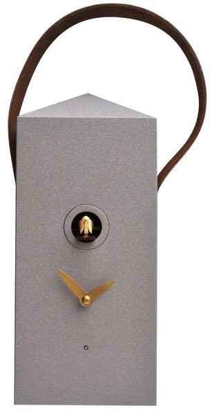 Orologio a Cucù da Parete 12x27x12cm Pirondini Italia Lanterna Argentato