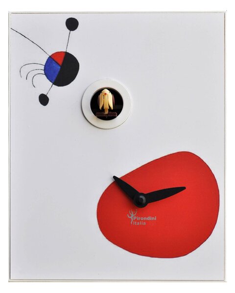 Orologio a Cucù da Parete 16,5x20x10cm Pirondini Italia D'Apres Mirò