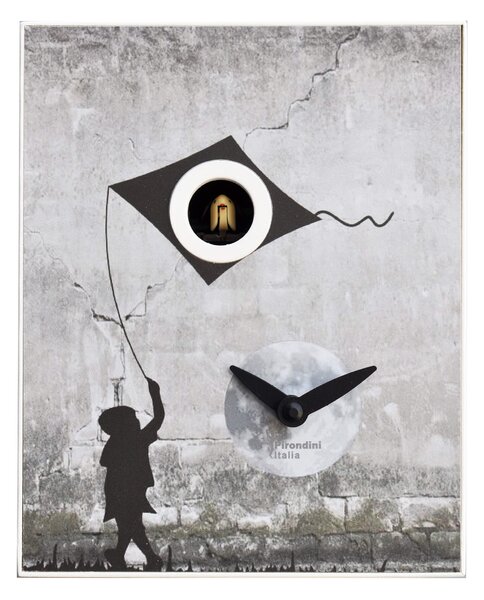 Orologio a Cucù da Parete 16,5x20x10cm Pirondini Italia D'Apres Bansky