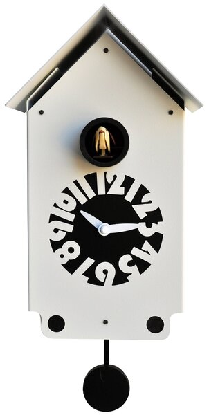 Orologio a Cucù da Parete 17x30x12cm Pirondini Italia Casetta