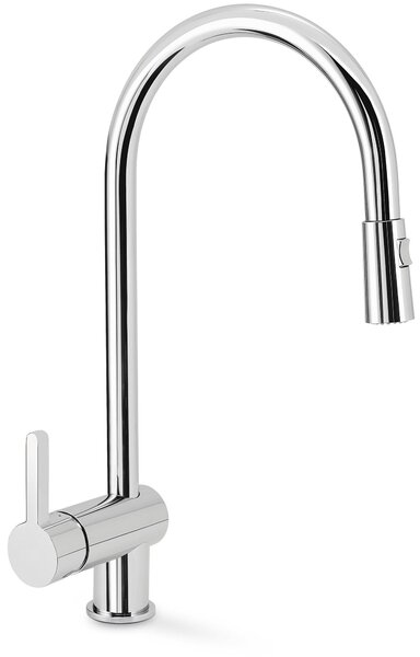 Rubinetto Cucina Miscelatore Monocomando Doccetta Estraibile Apell AP7091CR Cromato