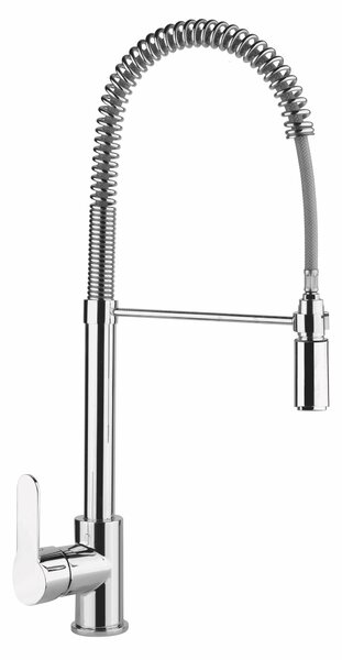Rubinetto Cucina Miscelatore Monocomando Doccetta Estraibile Apell APG8993CR Cromato