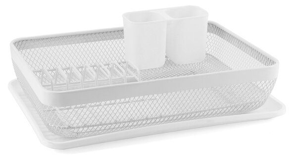 Scolapiatti e Posate 46x29x14 cm Collection Bianco