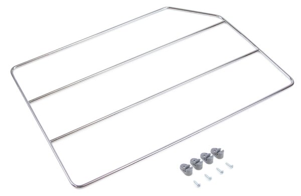 Kit 4 Separatori per Armadi e Pensili da Cucina 50x31 cm in Acciaio Emuca Cromato