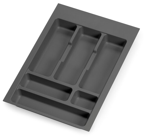 Portaposate Optima Vertex/Concept 500mm Plastica Grigio Antracite Emuca
