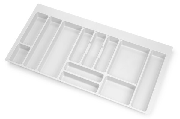 Portaposate Optima Vertex/Concept 500mm (Spalle 16mm) M 1.000 Plastica Bianca Tecnoplastica Emuca