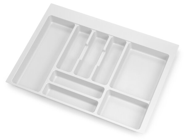Portaposate Optima Vertex/Concept 500mm (Spalle 16mm) M 700 Plastica Bianca Tecnoplastica Emuca