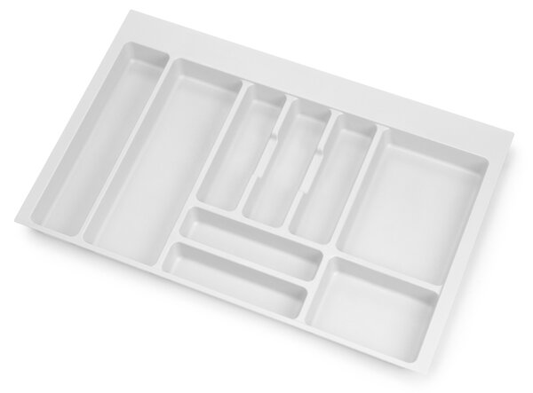 Portaposate Optima Vertex/Concept 500mm (Spalle 16mm) M 800 Plastica Bianca Tecnoplastica Emuca