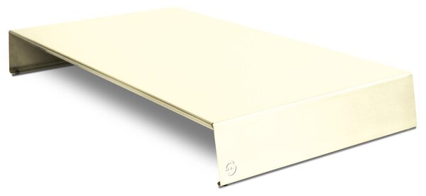 Copri Fornelli da Cucina 56,5x30x7,5 cm in Ferro Lisa Luxury Plan Plus Bianco