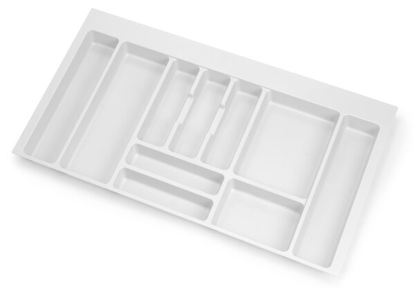 Portaposate Optima Vertex/Concept 500mm (Spalle 16mm) M 900 Plastica Bianca Tecnoplastica Emuca