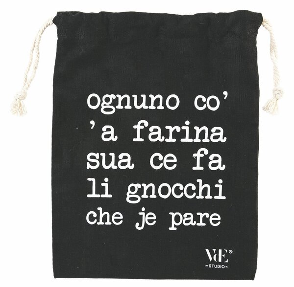 Sacchetto Portapane in Cotone 40x30 cm VdE Tivoli 1996 Spqr