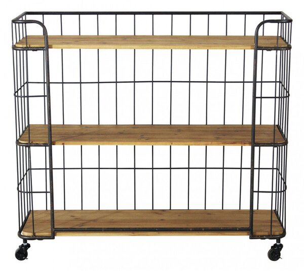 Mobile Alban 104x36x93 h cm in Truciolare bilaminato Marrone