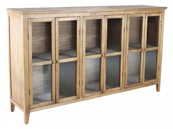 Mobile Barnabas 177x40,2x103,5 h cm in Truciolare bilaminato Marrone