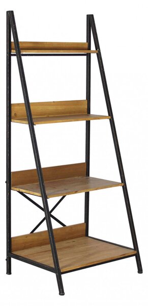 Mobile Basil 62x49,5x147 h cm in Truciolare bilaminato Marrone
