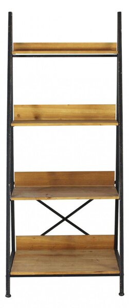 Mobile Basil 62x49,5x147 h cm in Truciolare bilaminato Marrone