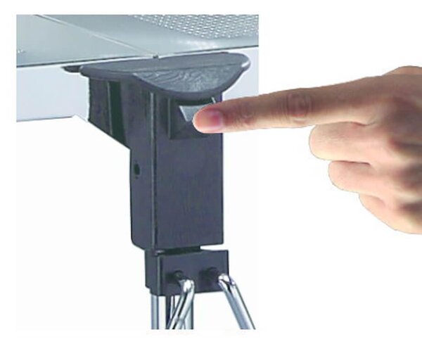 Carrello da Cucina Pieghevole Cromato in Acciaio Tosini TA019C