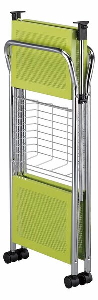 Carrello da Cucina Pieghevole Verde in Acciaio Tosini TA019G