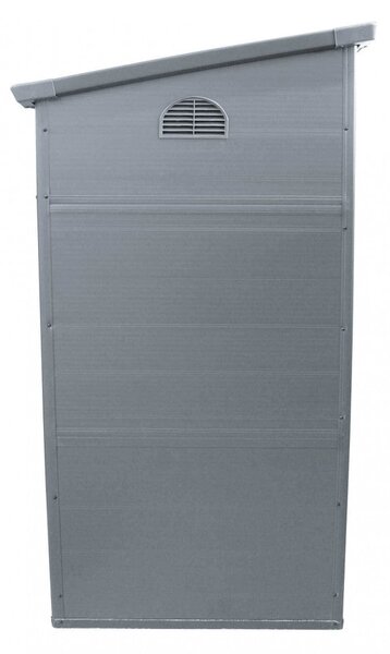 Casetta Box da Giardino Maison 191x111x194 h cm in Plastica Grigio chiaro