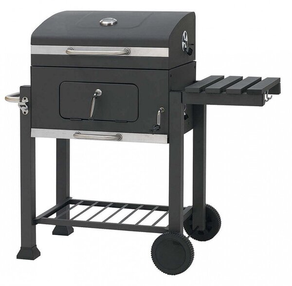Barbecue a Carbonella 118x56x110 h cm in Acciaio Antracite