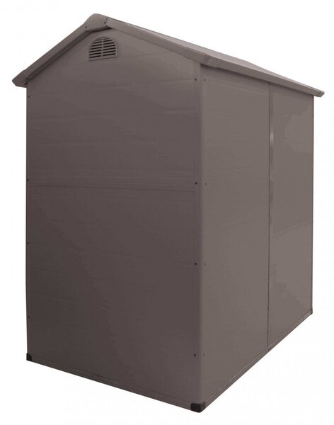 Casetta Box da Giardino Hause 134x192x204 h cm in Plastica Marrone