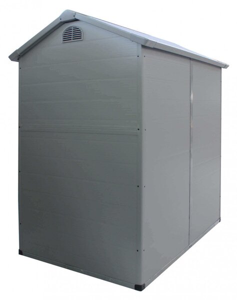 Casetta Box da Giardino Hause 134x192x204 h cm in Plastica Grigio chiaro
