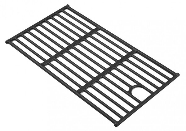 Piastra per Barbecue Davis e Montana 4 Fuochi 41,5x22x2 cm in Ghisa Nero