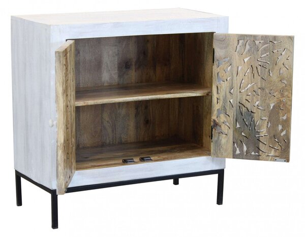 Mobile Cornell 80x40x80 h cm in Legno Marrone