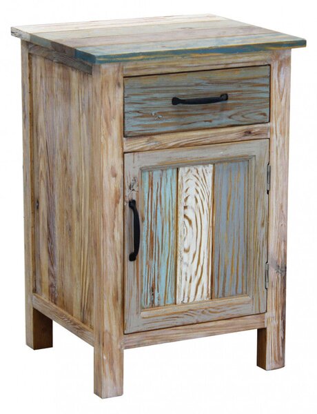 Mobile Reynold 45x40x68 h cm in Legno Multicolor