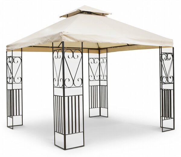 Gazebo Boston 3x3 m in Acciaio Antracite