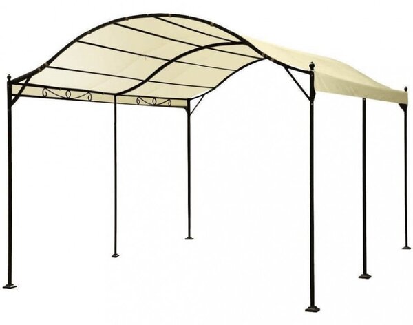 Gazebo Arco da Giardino 3x4 m in Acciaio Antracite