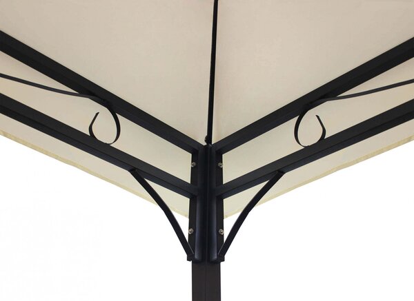Gazebo Liberty 3x3 m in Acciaio Antracite