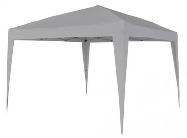 Gazebo Pieghevole 3x3 m in Acciaio Tortora