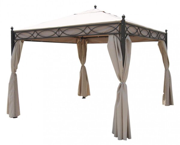 Gazebo Siwa 3x3x2,60 h m in Acciaio Antracite