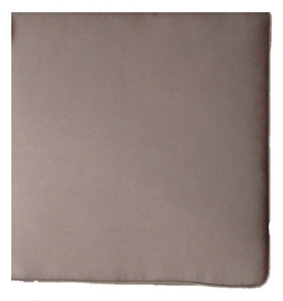 Cuscino Real Seduta 39x39x4 cm in Poliestere Tortora