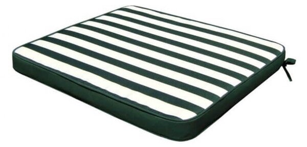 Cuscino Real Seduta 39x39x4 cm in Poliestere Verde
