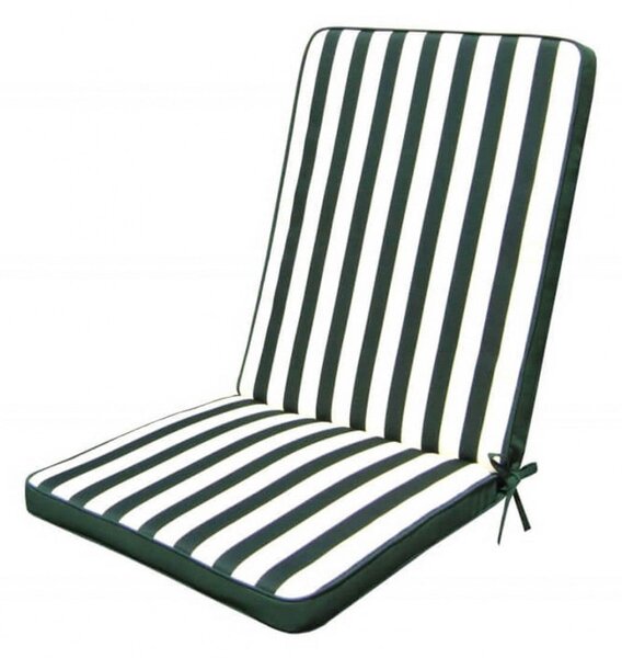 Cuscino Real Medio 90x40x4 cm in Poliestere Verde