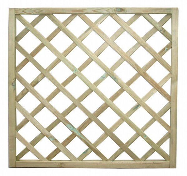 Traliccio Grigliato per Piante Sandra 90x90 cm in Legno
