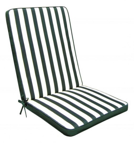 Cuscino Real Medio 90x40x4 cm in Poliestere Verde