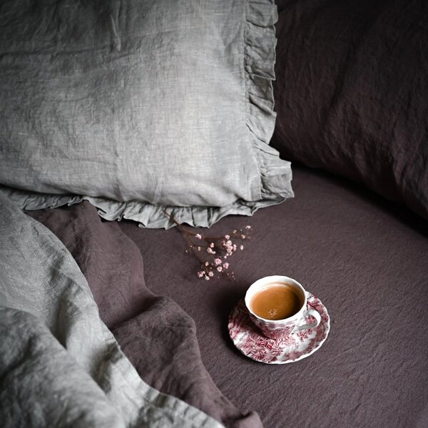 Federa 65x65 cm Ashes of Roses - Linen Tales