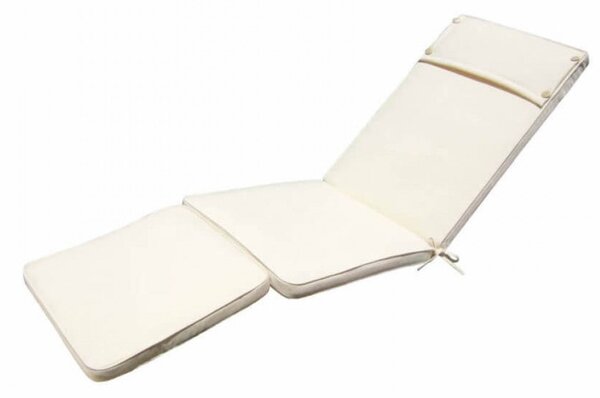 Cuscino Real Steamer 175x49x4 cm in Poliestere Ecrù